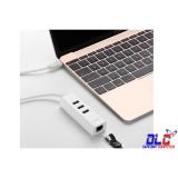 Bộ chia USB Type C To Hub USB 2.0 3 Cổng và 1 cổng Lan Ugreen 20792