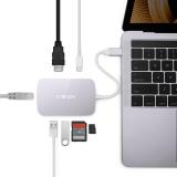 Bộ chuyển đổi MINIX NEO C Adapter USB-C to HDMI/Ethernet/USB 3.0x3/USB-C/Card Reader
