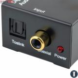 Bộ chuyển đổi optical sang av Audio Converter(Đen)