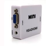 Bộ chuyển đổi tín hiệu từ vga sang hdmi mini - vga to hdmi mini - từ máy tính, laptop lên màn hình tv, máy chiếu ab5