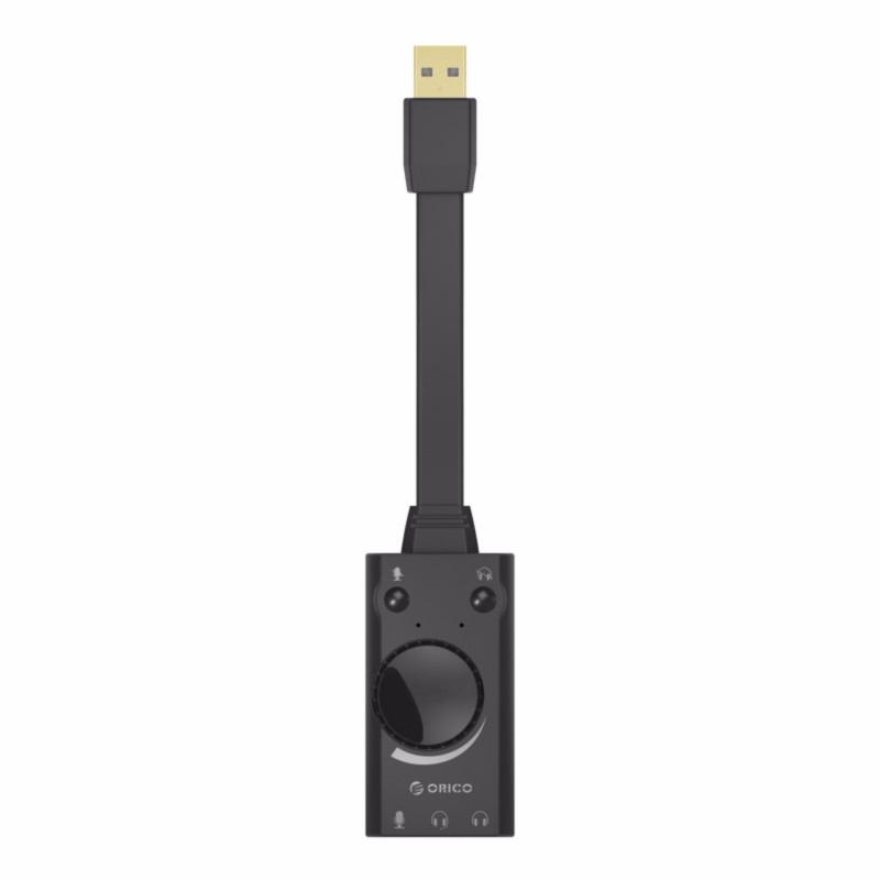 Bảng giá Bộ chuyển đổi USB ra Sound (2 cổng Heaphone & 1 cổng MicroPhone) Orico SC1 Phong Vũ