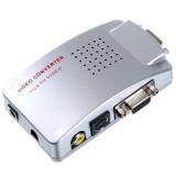Bộ chuyển đổi VGA vi tính sang Tivi AV PC to TV Converter (Trắng)