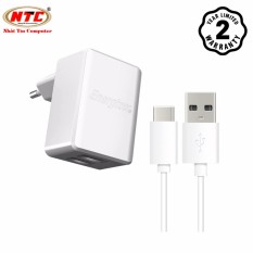 Bộ cốc sạc Energizer HT 2.4A 2USB và cáp Type-C 2.0 ACW2BEUHC23 - Hãng phân phối chính thức (Trắng)