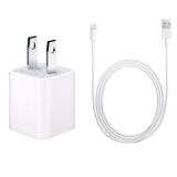 Bộ cốc và cáp sạc Pisen cho iPhone 5 và iPhone 6 (trắng)