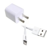 Bộ củ và cáp sạc Pisen cho iPhone 5 5s iPhone 6 6s 6plus (trắng)