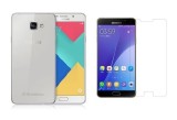 Bộ dán kính cường lực + ốp silicon cho Samsung Galaxy A5 (2016)