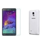Bộ dán kính cường lực + ốp silicon cho Samsung Galaxy Note 4