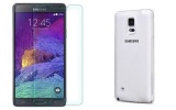 Bộ dán kính cường lực + ốp silicon cho Samsung Galaxy Note 4
