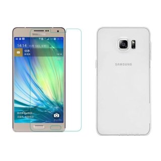 Bộ dán kính cường lực + ốp silicon cho Samsung Galaxy Note 5 thumbnail