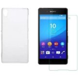 Bộ dán kính cường lực + ốp silicon cho Sony Xperia M5