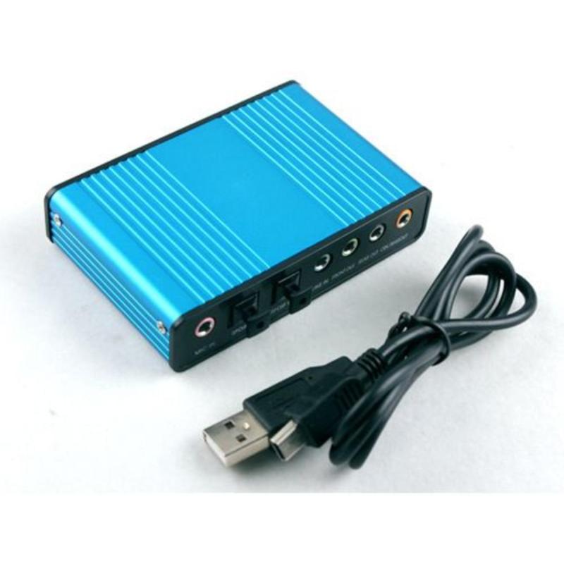 Bảng giá Bộ điều khiển âm thanh 5.1 qua cổng USB máy tính Sound box 5.1 (Blue) Phong Vũ