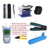 Bộ dụng cụ thi công cáp quang gồm Máy đo công xuất quang+ bút soi quang 5km +Dao cắt sợi quang+kìm tuốt quang+kìm tách vỏ quang+ thước đo sợi quang