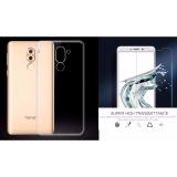 Bộ kính cường lực cho huawei gr5 2017 / honor 6x + ốp silicon dẻo