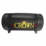 Bộ Loa phát nhạc Crown số 4 (Đen) và USB tạo Bluetooth(Đen)