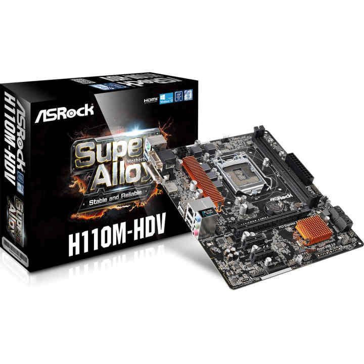Bo mạch chủ Asrock H110M-HDV