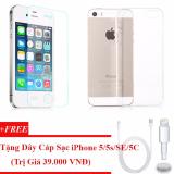[HCM]Bộ Ốp Lưng + Kính Cường Lực Cho iPhone 5/5s/SE + Tặng Dây Cáp Sạc Micro USB Cho Android