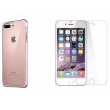 Bộ ốp lưng + kính cường lực cho iphone 7 plus