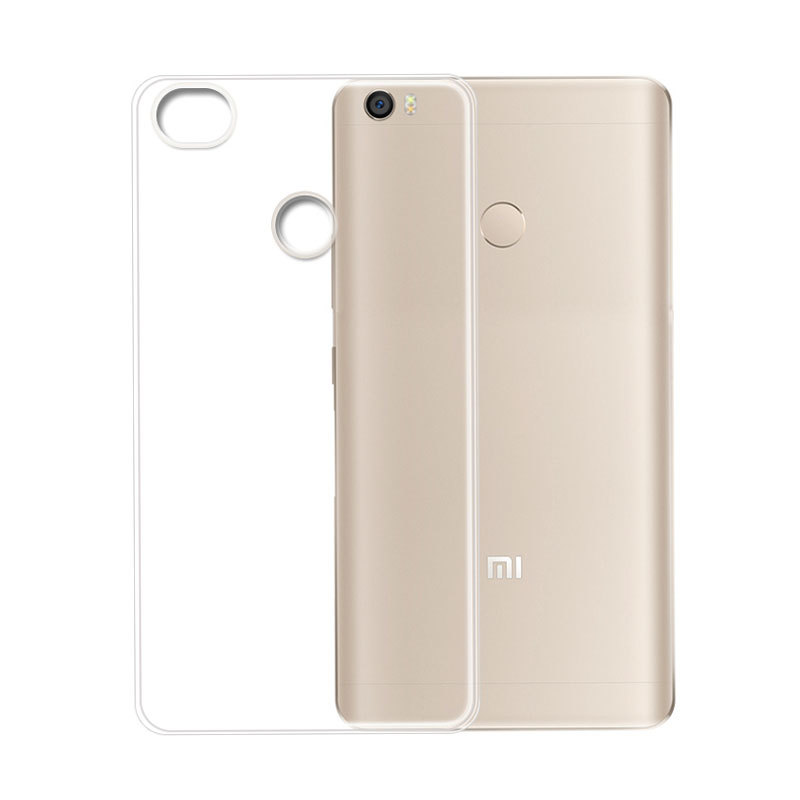 Bộ ốp lưng Silicon Xiaomi Mi Max (Trắng) + Kính cường lực 2.5D