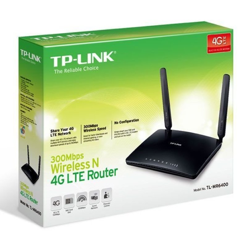 Bảng giá Bộ phát Wifi di động 4G TP-Link TL-MR6400 - chuẩn N tốc độ 300Mbps (Đen) - Nhất Tín Computer Phong Vũ