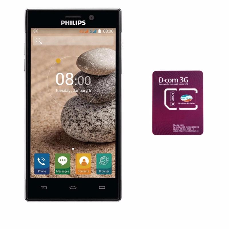 Bộ Philips Xenium V787 16GB (Đen) - Hãng phân phối chính thức + Sim Viettel