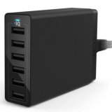 Bộ sạc 6 cổng ANKER Powerport 6 - 12A / 6 cổng (Đen)