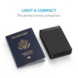 Bộ sạc 6 cổng ANKER Powerport 6 - 12A / 6 cổng (Đen)