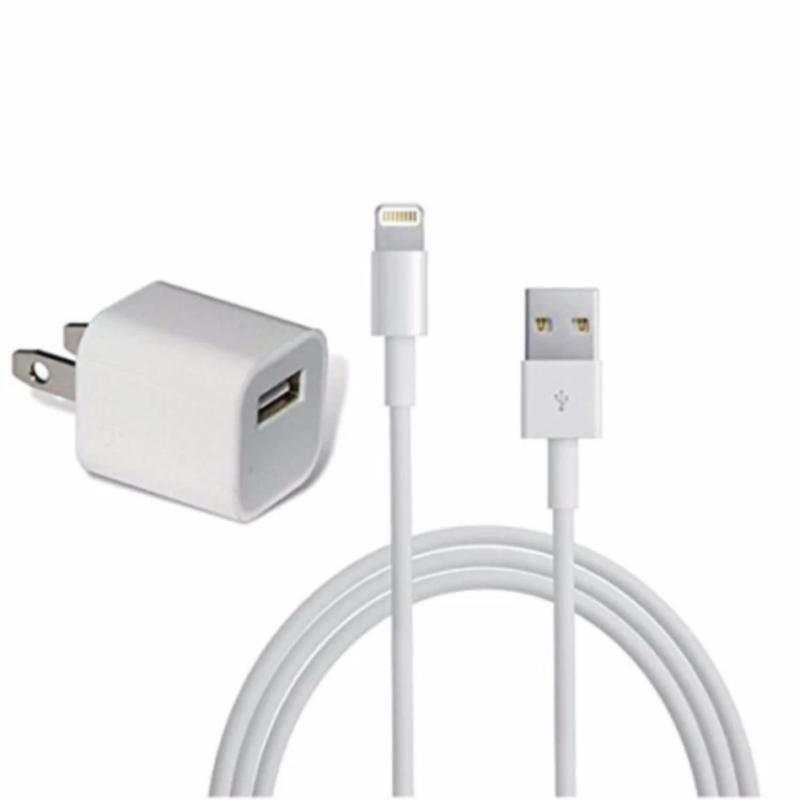 Giá Bộ sạc & Dây sạc iphone 5-5s-6-7 zin Apple (Trắng) - Hàng Nhập Khẩu