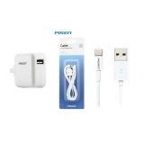 Bộ sạc + cáp Pisen 2A cho iPhone, iPad chân Lightning