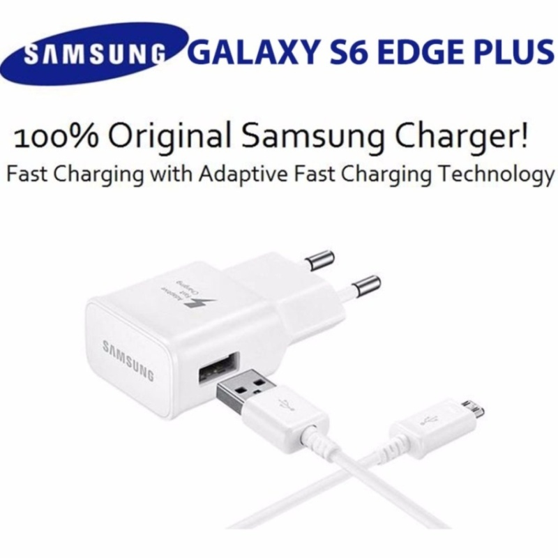Bộ Sạc Nhanh Fast Charger Samsung Galaxy S6 Edge Plus Hàng Nhập Khẩu  (Trắng)