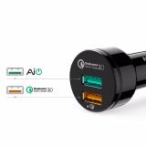Sạc ô tô Aukey CC-T7 2 cổng USB