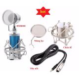 Bộ sản phẩm hát Karaoke chuyên nghiệp thế hệ mới BM-8000 + Màng lọc âm + Shockmount