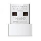 Bộ Thu USB WiFi Mercusys 150Mbps Mini MW150US (Trắng)