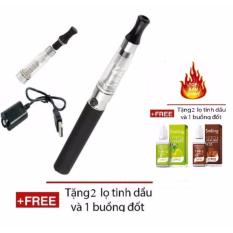 Bộ thuốc lá điện tử Shisha Cao Cấp EGO CE4 + Tặng kèm 2 tinh dầu + 1 buồng đốt + 1 đầu hút (Black) Nhật Bản
