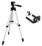 Bộ Tripod 1020mm và giá đỡ điện thoại PeepVN Mobile Tripod 2 (Xám bạc)