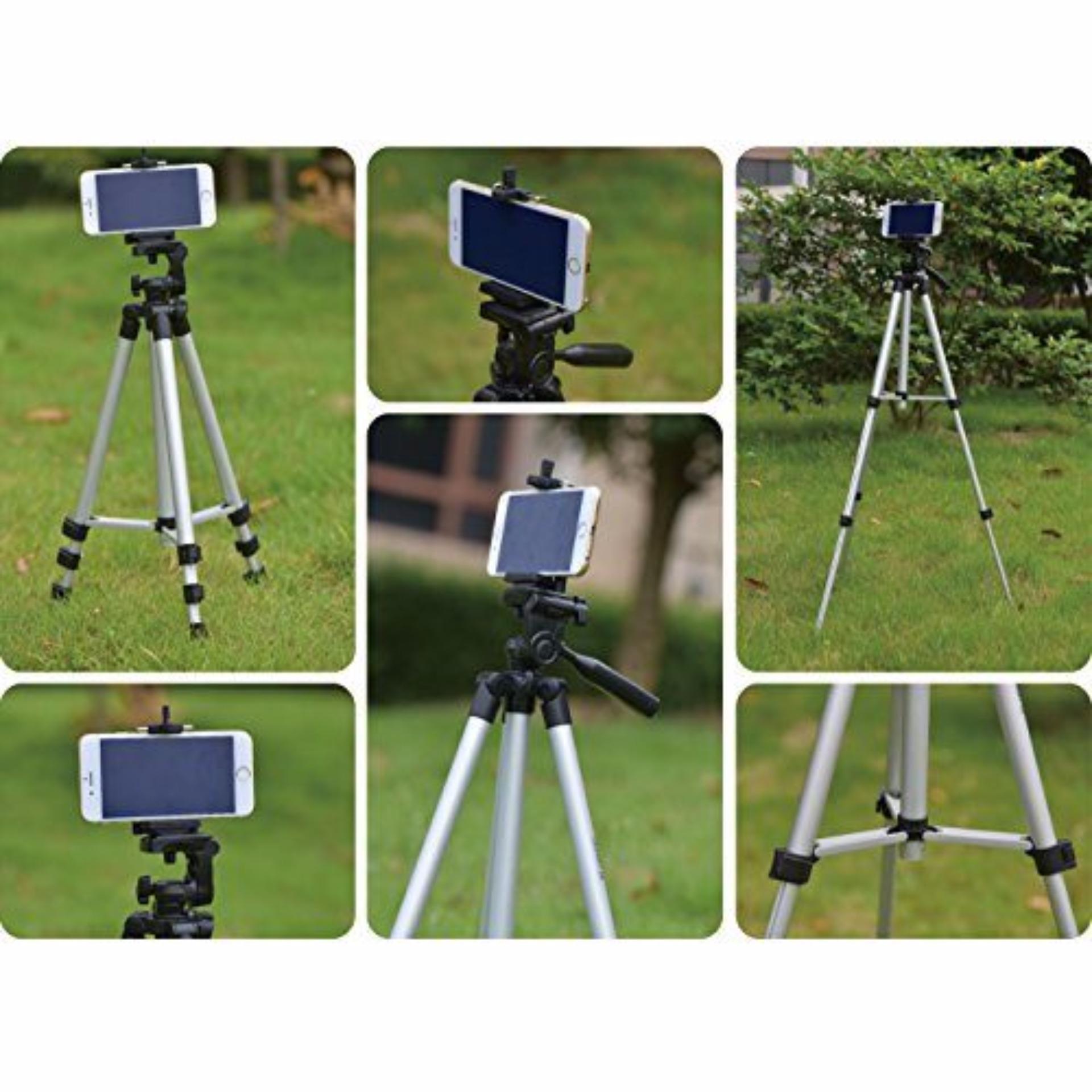 [HCM]Bộ Tripod chân chụp ảnh 1020mm và giá đỡ điện thoại - tripod 3110