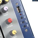Bộ trộn âm thanh Mixer F4-USB