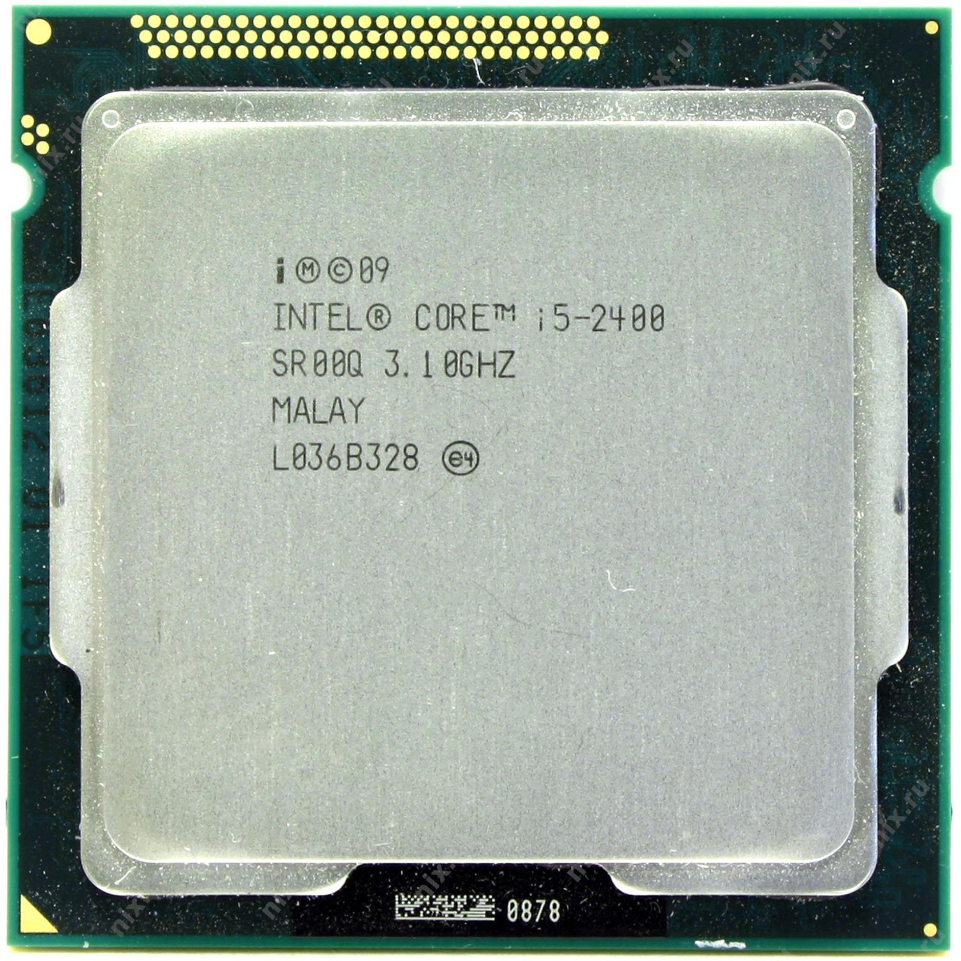 intel core i5 2400, 3.4 ghz quad core