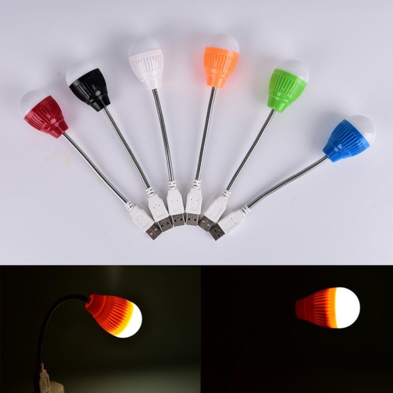 Bảng giá Candy Color Flexible Bright Mini USB LED Light Computer Lamp for Notebook PC Laptop Reading Lamp - intl Phong Vũ