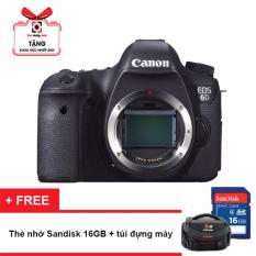 Canon EOS 6D 20.2MP Body- Tặng thẻ nhớ SD 16GB, túi đựng máy
