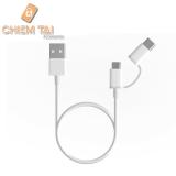Cáp 2 trong 1 usb type-c và micro usb zmi al511