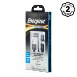 Cáp 3 trong 1 Lightning - MicroUSB - USB C Energizer Metallic 1m - C13UBX3CFBK4 (Đen)