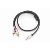 Cáp âm thanh 3.5mm ra 2 RCA dài 0,5M Ugreen 20820 cao cấp