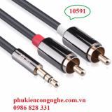 Cáp audio 3.5 ra 2 đầu hoa sen 5m cao cấp ugreen 10591