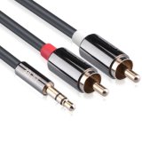 Cáp audio 3.5 ra 2 đầu hoa sen rca 2m ugreen ug-10584