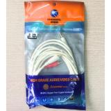 Cáp audio đầu 1 ra 2 chuẩn 3,5mm dài 3m
