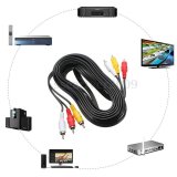 High Quality 10m Long Rca Video and Audio Lotus Av Cable