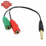 Cáp chia Audio 3.5mm ra mic và loa