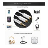Cáp chia Audio và Microphone Ugreen 10789
