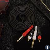 Cáp chuyển 2 jack RCA sang 2 jack 6.3mm