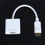 Cáp Chuyển Display Port Sang HDMI (DisplayPort to HDMI) Trắng, Đen